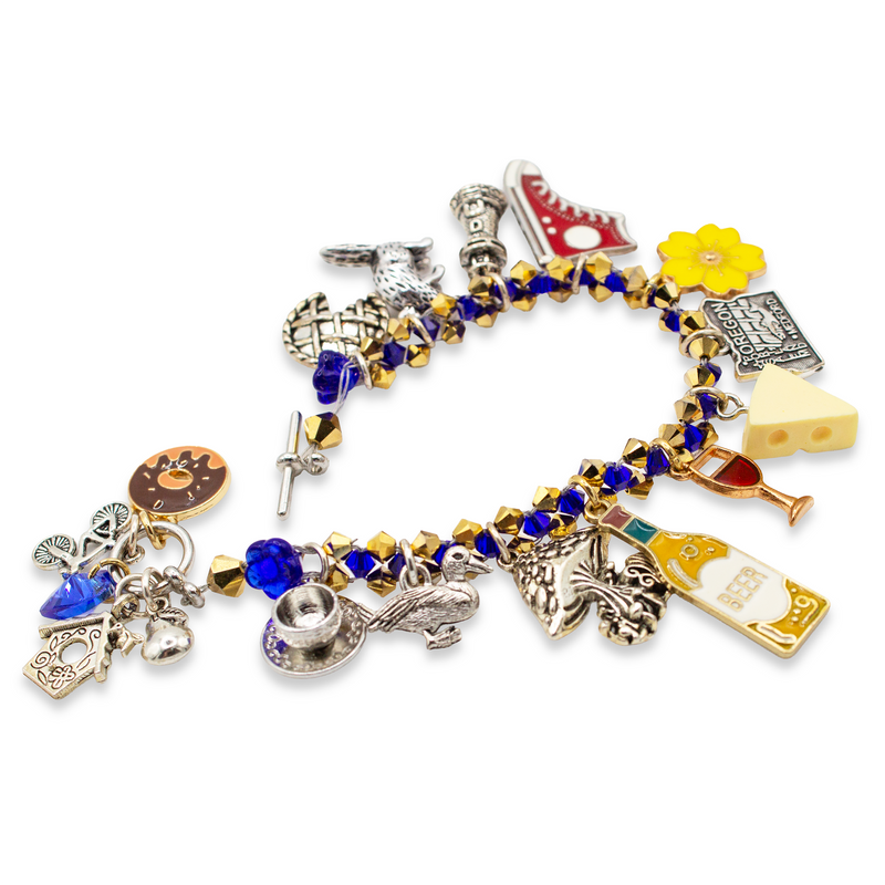 Load image into Gallery viewer, The Best of Oregon Charm Bracelet
