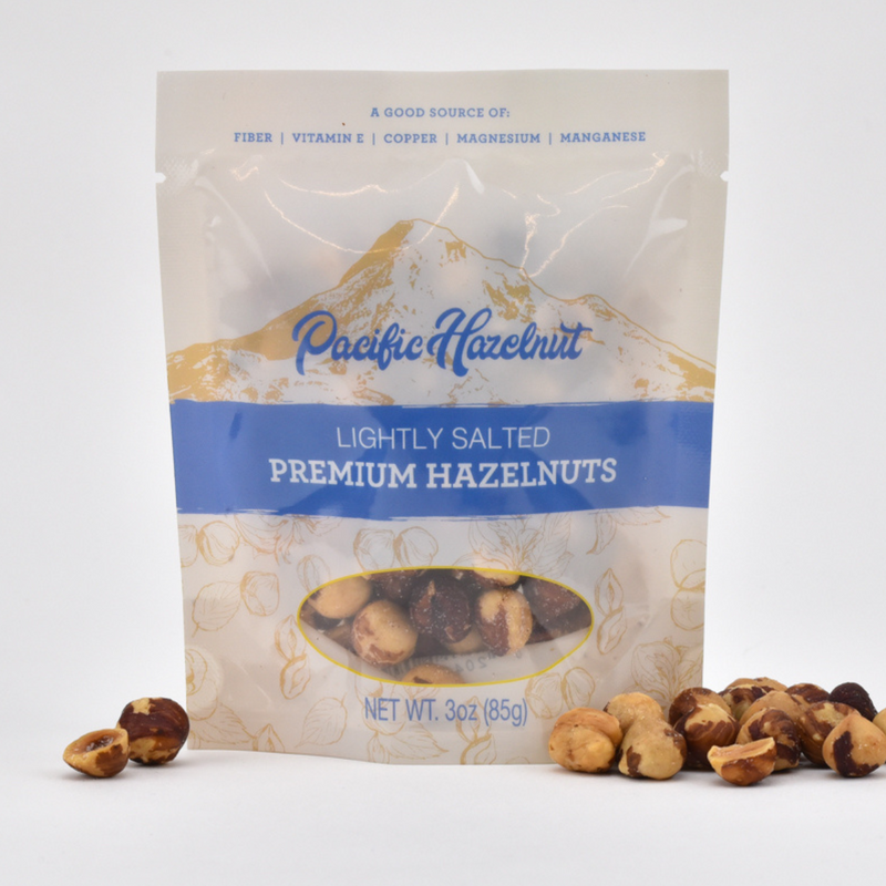 Load image into Gallery viewer, Pacific Hazelnut Farms Lightly Salted Premium Hazelnuts, 3oz.
