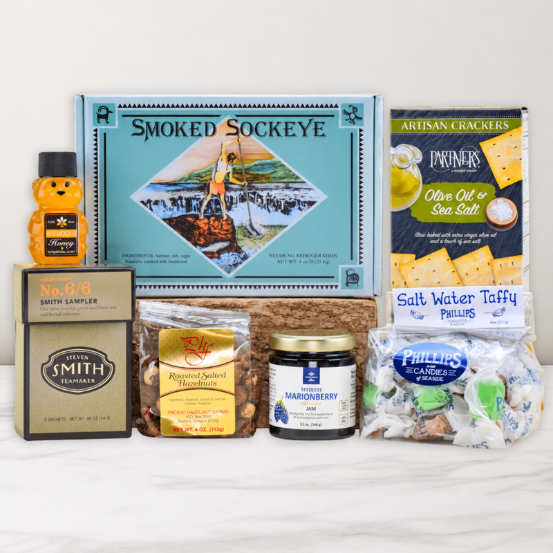 Load image into Gallery viewer, Oregon Sweet &amp; Savory Temp-Friendly Gift Basket
