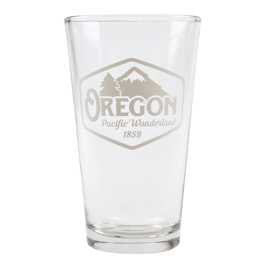 Oregon Pacific Wonderland Pint Glass