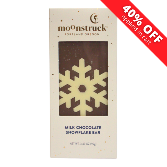 Moonstruck Snowflake Milk Chocolate Bar