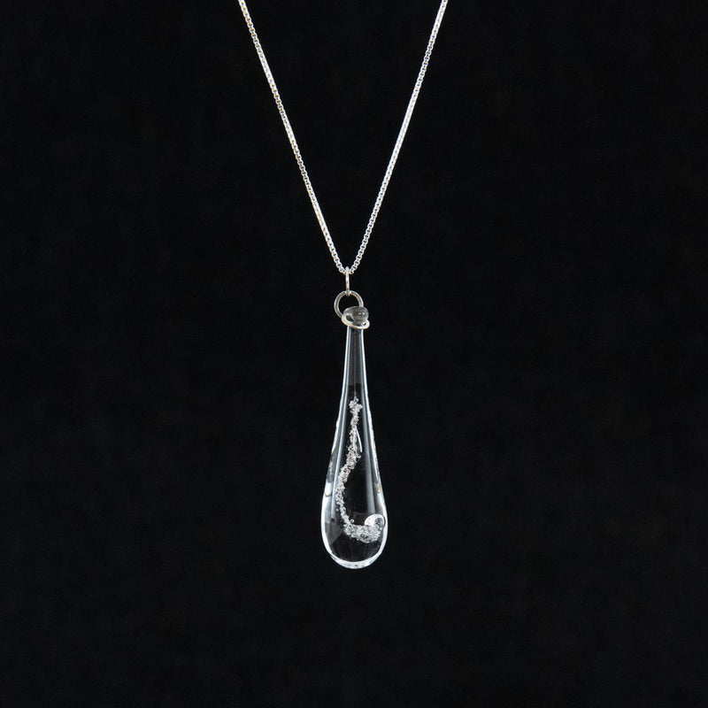 Load image into Gallery viewer, Oregon Sand Raindrop Necklace
