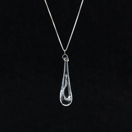 Oregon Sand Raindrop Necklace