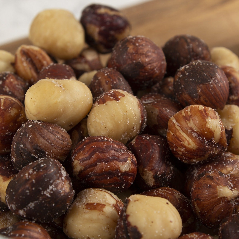 Load image into Gallery viewer, Pacific Hazelnut Farms Roasted Salted Hazelnuts, 1lb.
