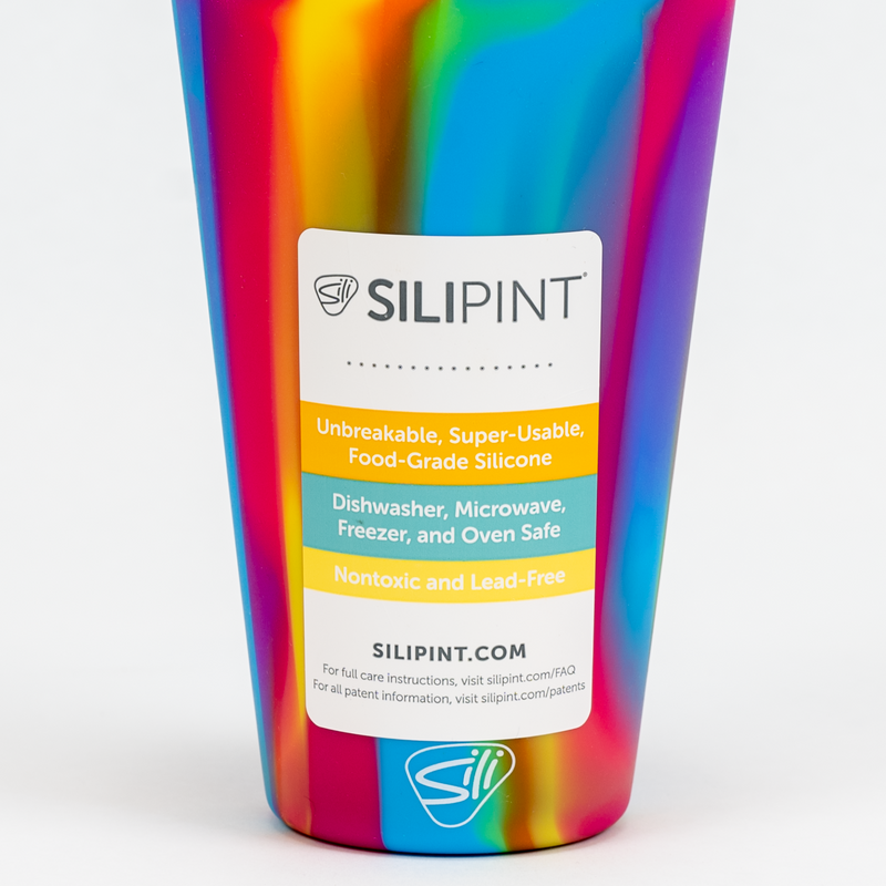 Load image into Gallery viewer, Silipint Oregon Hippie Hops Silicone Pint Glass, 16oz.

