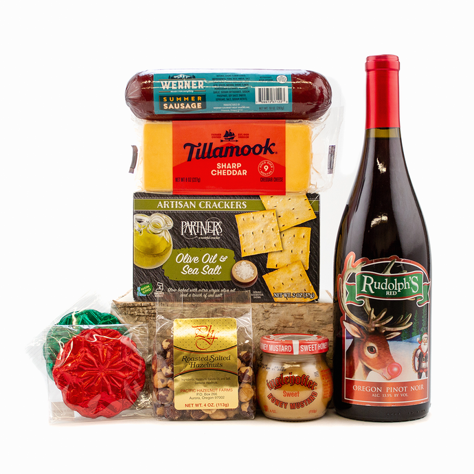 Rudolph's Red Gourmet Gift Basket