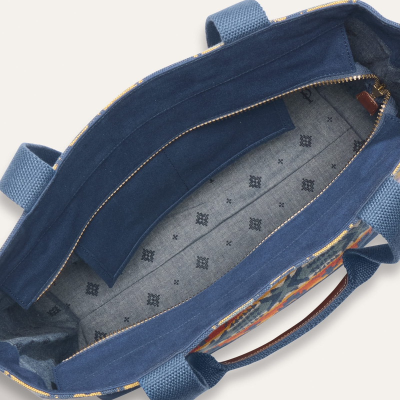 Load image into Gallery viewer, Nehalem Navy City Zip Tote
