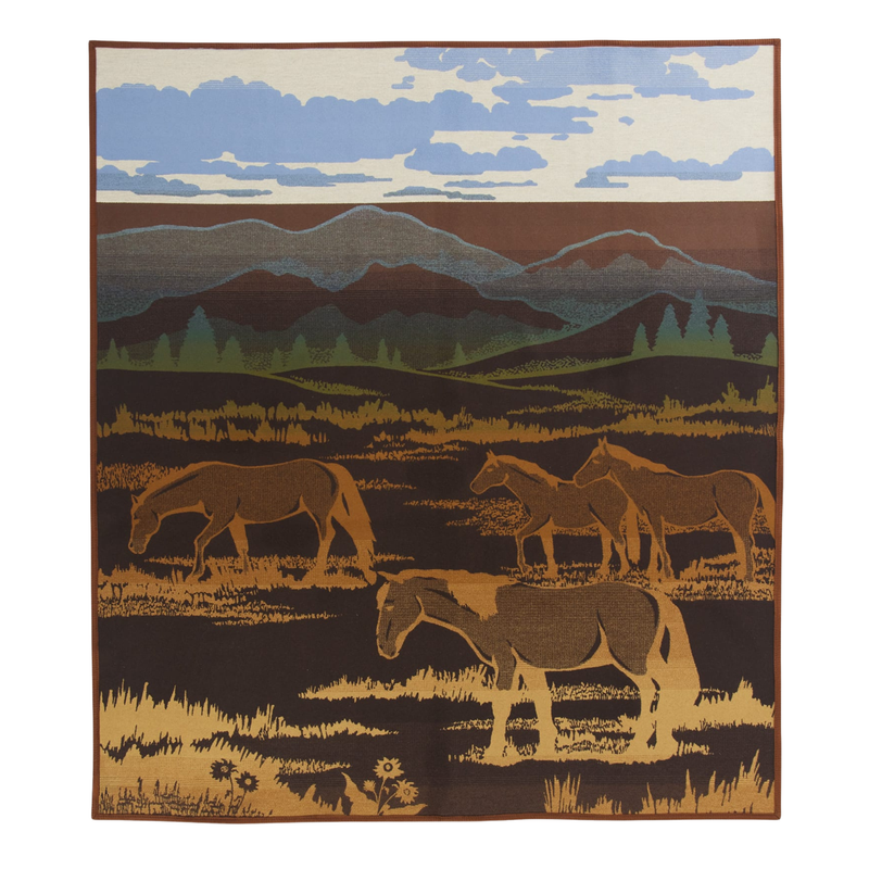 Load image into Gallery viewer, Pendleton Shadow Mountain Wool Blanket, Twin
