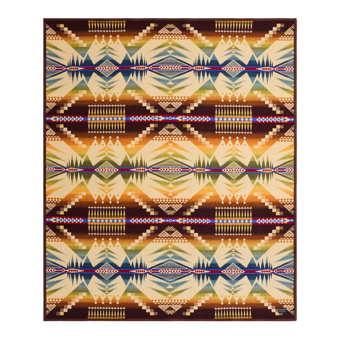 Pendleton Mystic Lakes Robe Wool Blanket, Twin