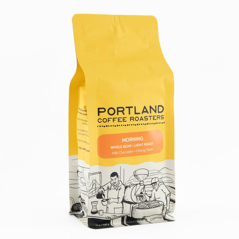 Load image into Gallery viewer, Portland Coffee Roasters Morning Whole Bean Coffee, 12oz
