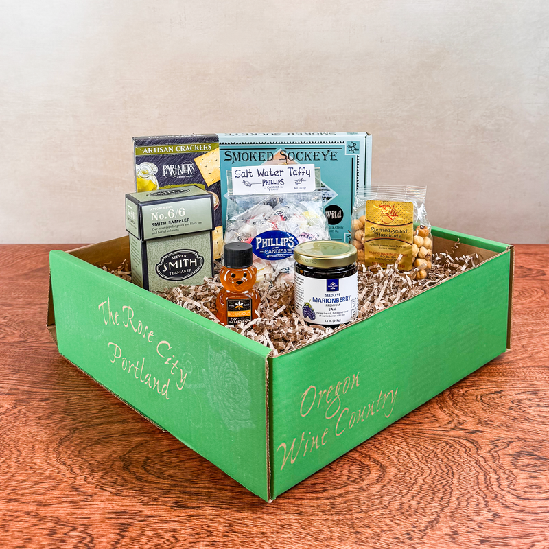 Load image into Gallery viewer, Oregon Sweet &amp; Savory Temp-Friendly Gift Basket
