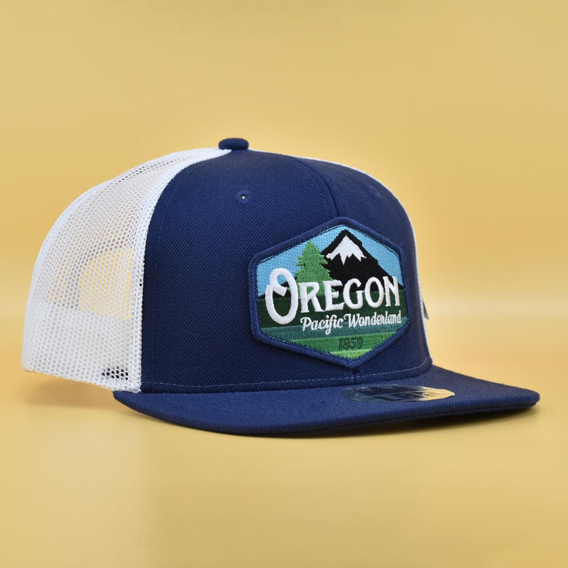 Load image into Gallery viewer, Little Bay Root Pacific Wonderland Trucker&#39;s Hat
