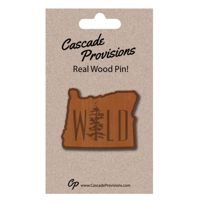Wild Oregon Wood Pin