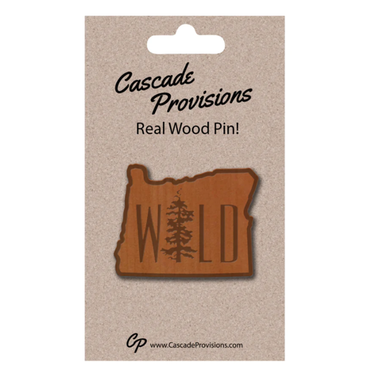 Wild Oregon Wood Pin