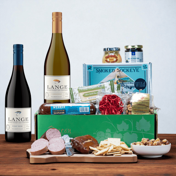 Lange Estate Red & White Wine Gift Basket
