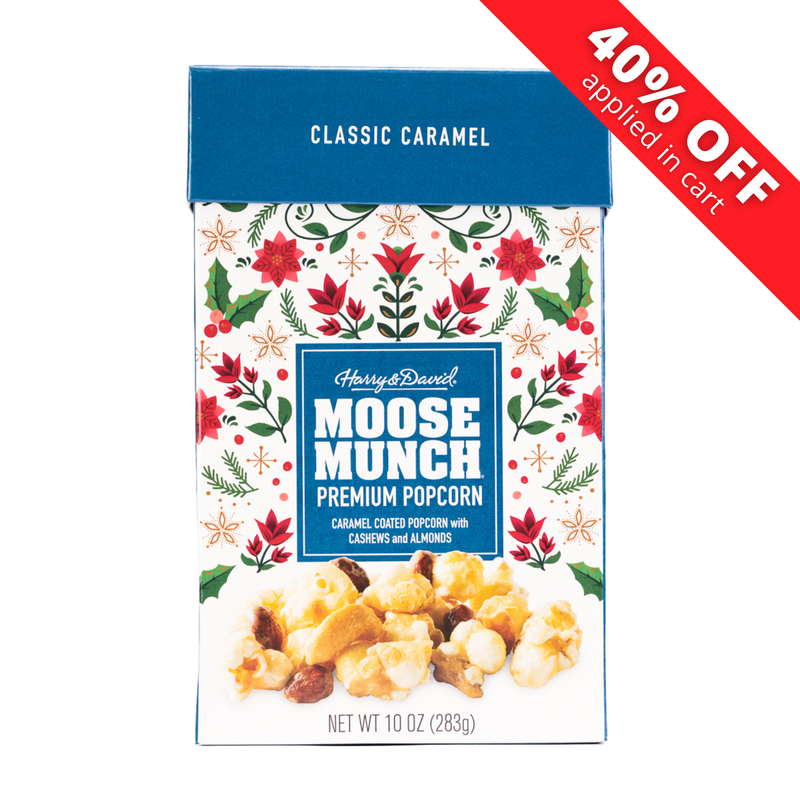Load image into Gallery viewer, Holiday Classic Caramel Moose Munch Popcorn, 10oz.

