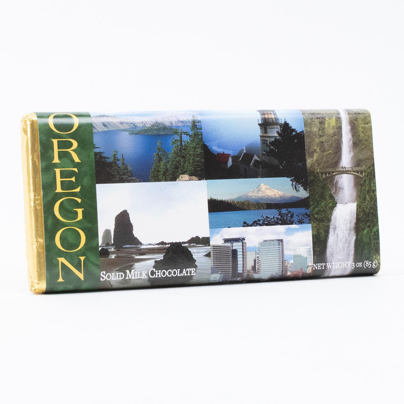 Load image into Gallery viewer, Michele&#39;s Chocolate Oregon Milk Chocolate Bar, 3.5oz.
