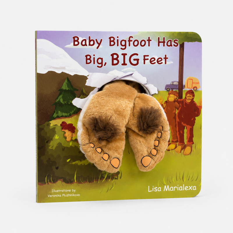 Load image into Gallery viewer, Baby Bigfoot Has Big Big Feet Board Book
