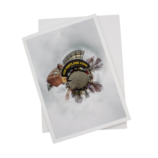 Lil' Planets Keep Portland Weird Card