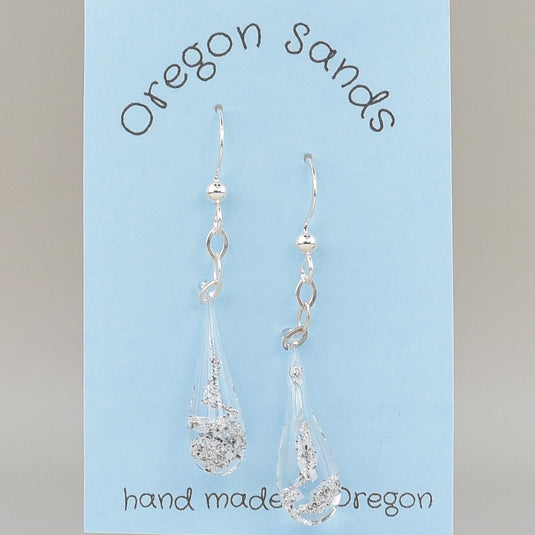 Oregon Sand Raindrop Earrings