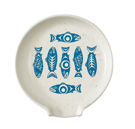 Salmon in the Wild Spoon Rest