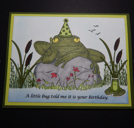 Card Toad Birthday