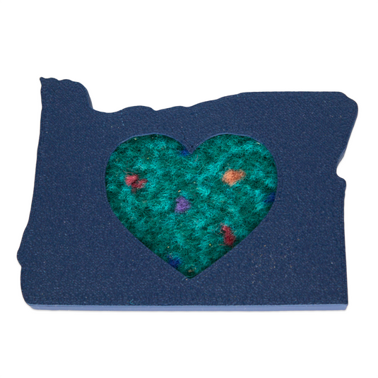 PDX Real Carpet Oregon Shape Magnet