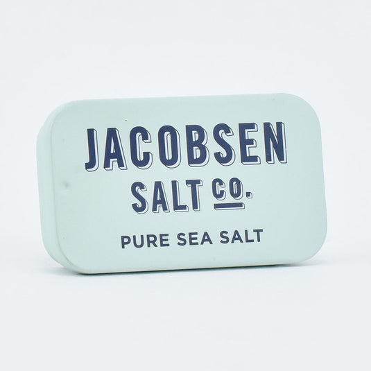 Jacobsen Salt Co. Sea Salt Slide Tin front