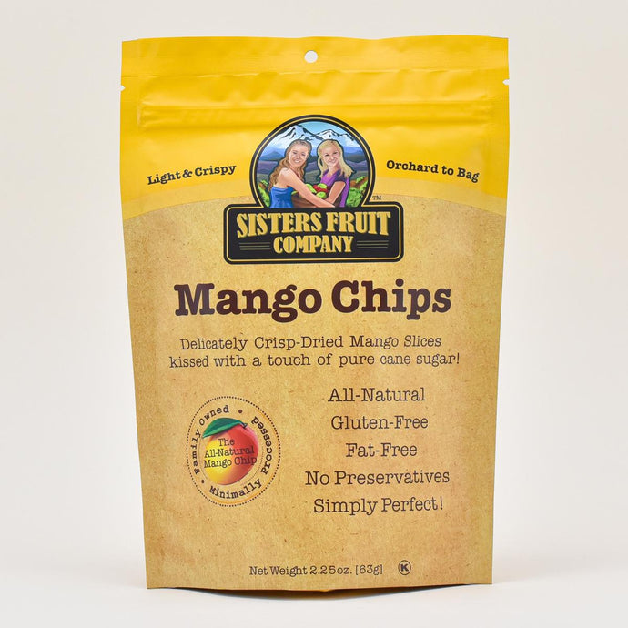 Sisters Fruit Company Baked Mango Chips, 2.25oz.