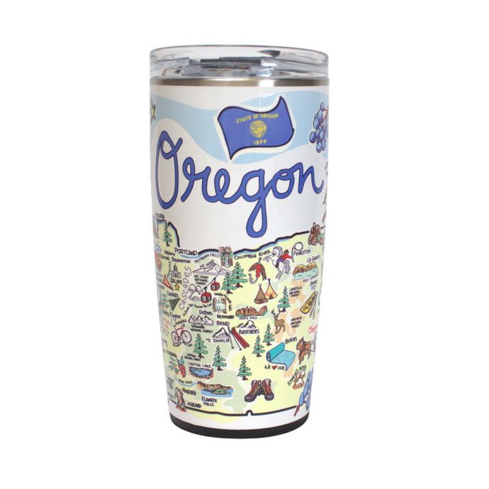 Swig Oregon Map Tumbler