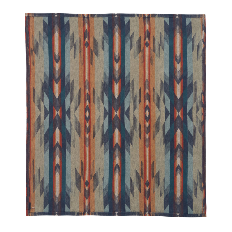 Load image into Gallery viewer, Pendleton Wyeth Falls Denim Throw Blanket Gift Pack
