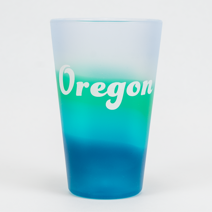 Silipint Oregon Mountain Air Silicone Pint Glass, 16oz.