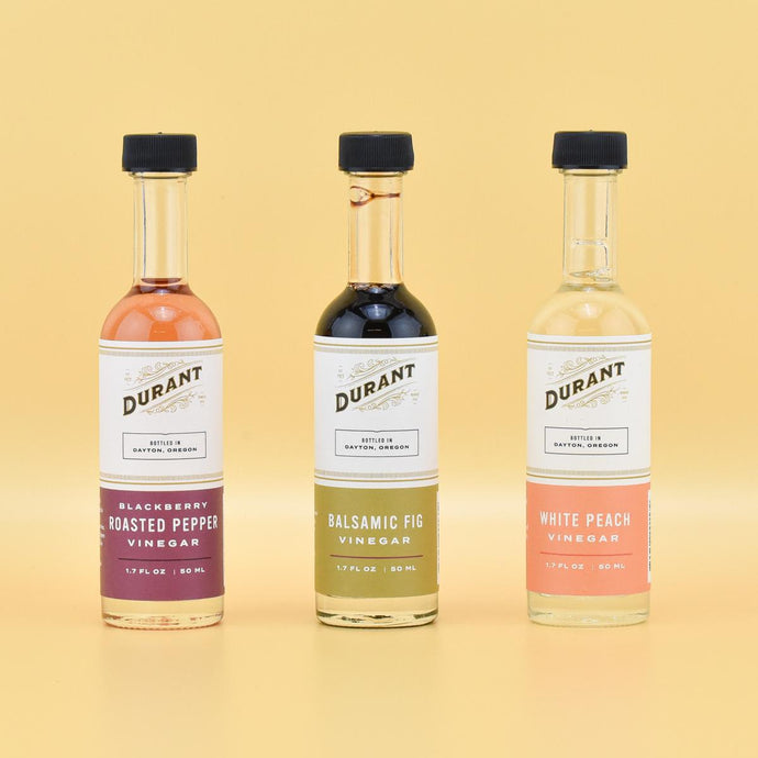 Durant Fruit Vinegar Trio Pack unboxed