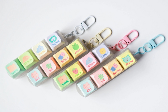 Routine Keyboard Fidget Keychain
