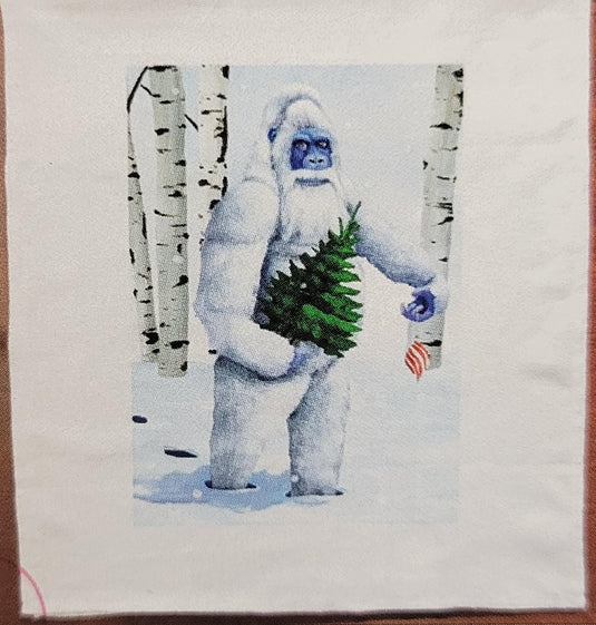 Towel Bigfoot Christmas Yeti