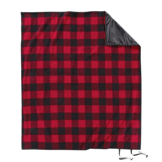 Pendleton Rob Roy Plaid Roll-Up Wool Blanket