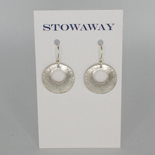 Silver Rebekah Disc Earrings