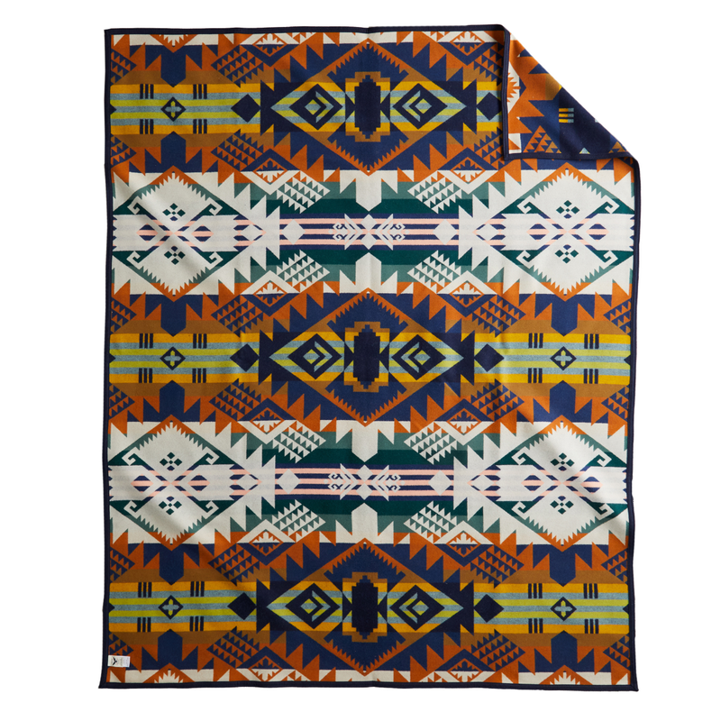 Load image into Gallery viewer, Pendleton Journey West Wool Blanket, Twin
