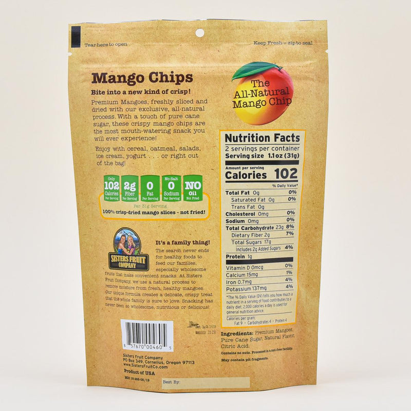 Load image into Gallery viewer, Sisters Fruit Company Baked Mango Chips, 2.25oz.
