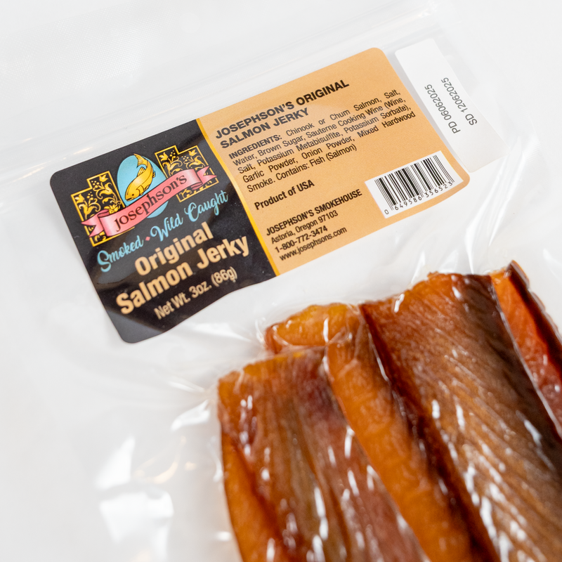 Load image into Gallery viewer, Josephson&#39;s Smokehouse Original Salmon Jerky
