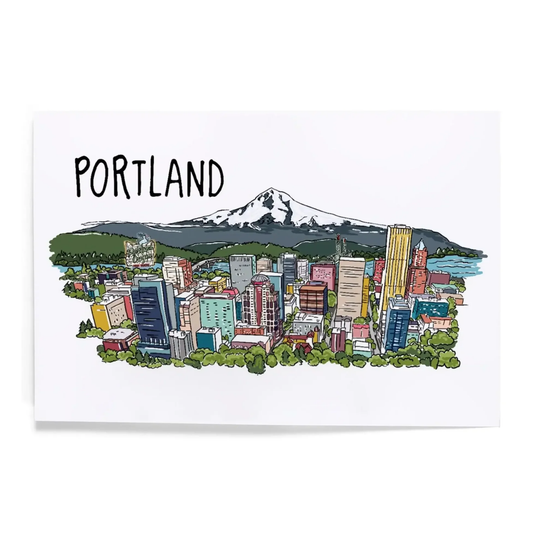Portland Oregon Cityscape Puzzle, 1000 Piece