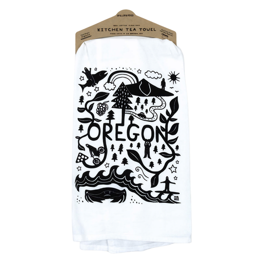 Magical Oregon Tea Towel