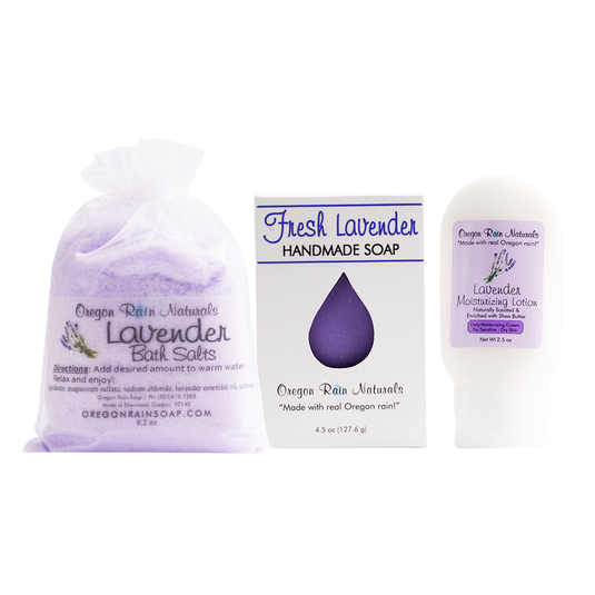 Oregon Rain Soap Lavender Travel Kit