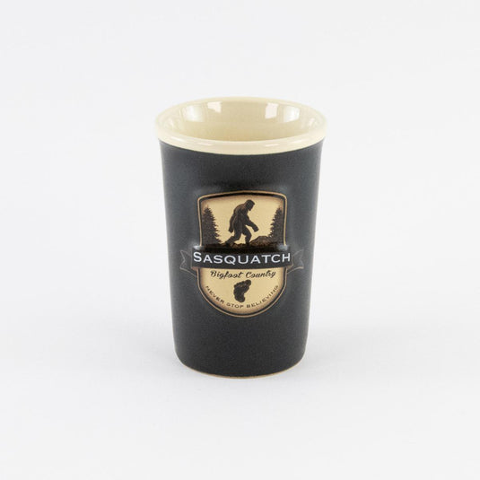 Bigfoot Country Emblem Shot Glass