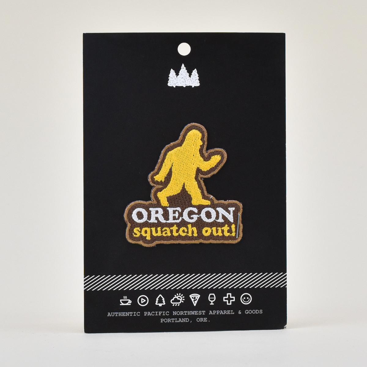 Little Bay Root Squatch Out Oregon Embroidered Patch | Made in Oregon ...