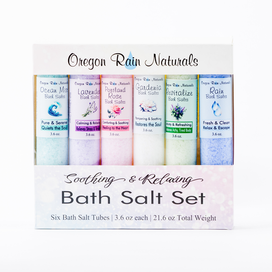 Oregon Rain Bath Salt Sampler Set