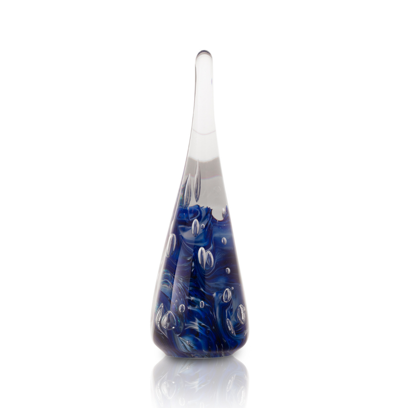 Load image into Gallery viewer, The Glass Forge Blue Flame Weight, Small
