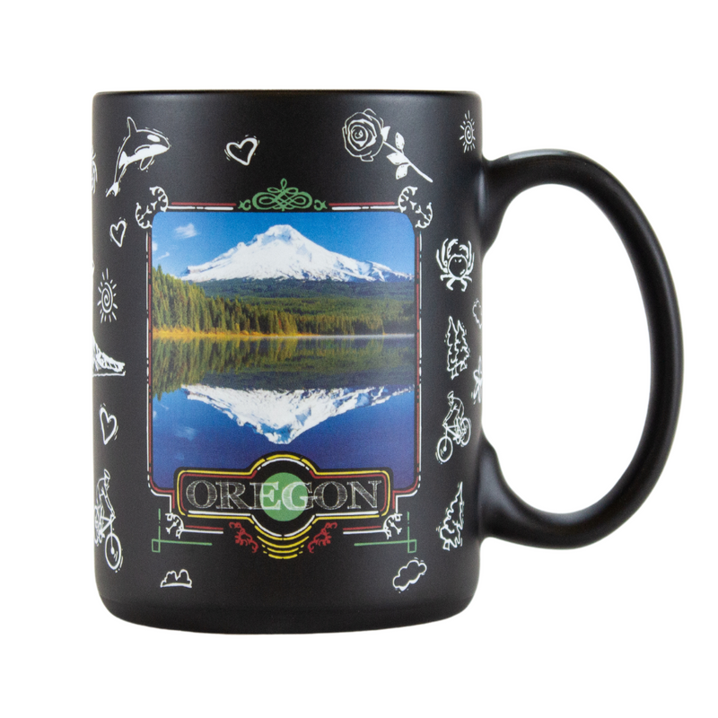 Load image into Gallery viewer, Oregon Chalkboard Mug 
