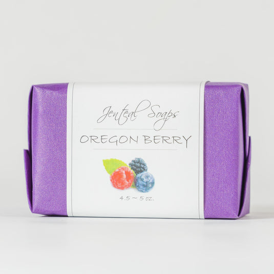 Jenteal Oregon Berry Soap, 4.5-5.5oz