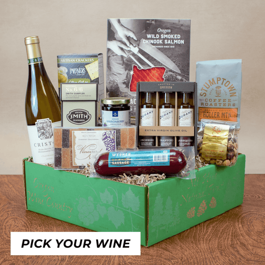 Exquisite Edibles Chardonnay Gift Basket
